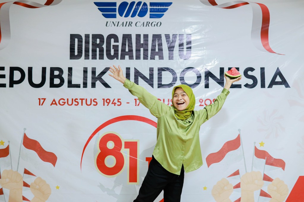 Foto Lomba di Perusahaan Cargo Nasional PT. Uniair Cargo pada HUT RI ke 81